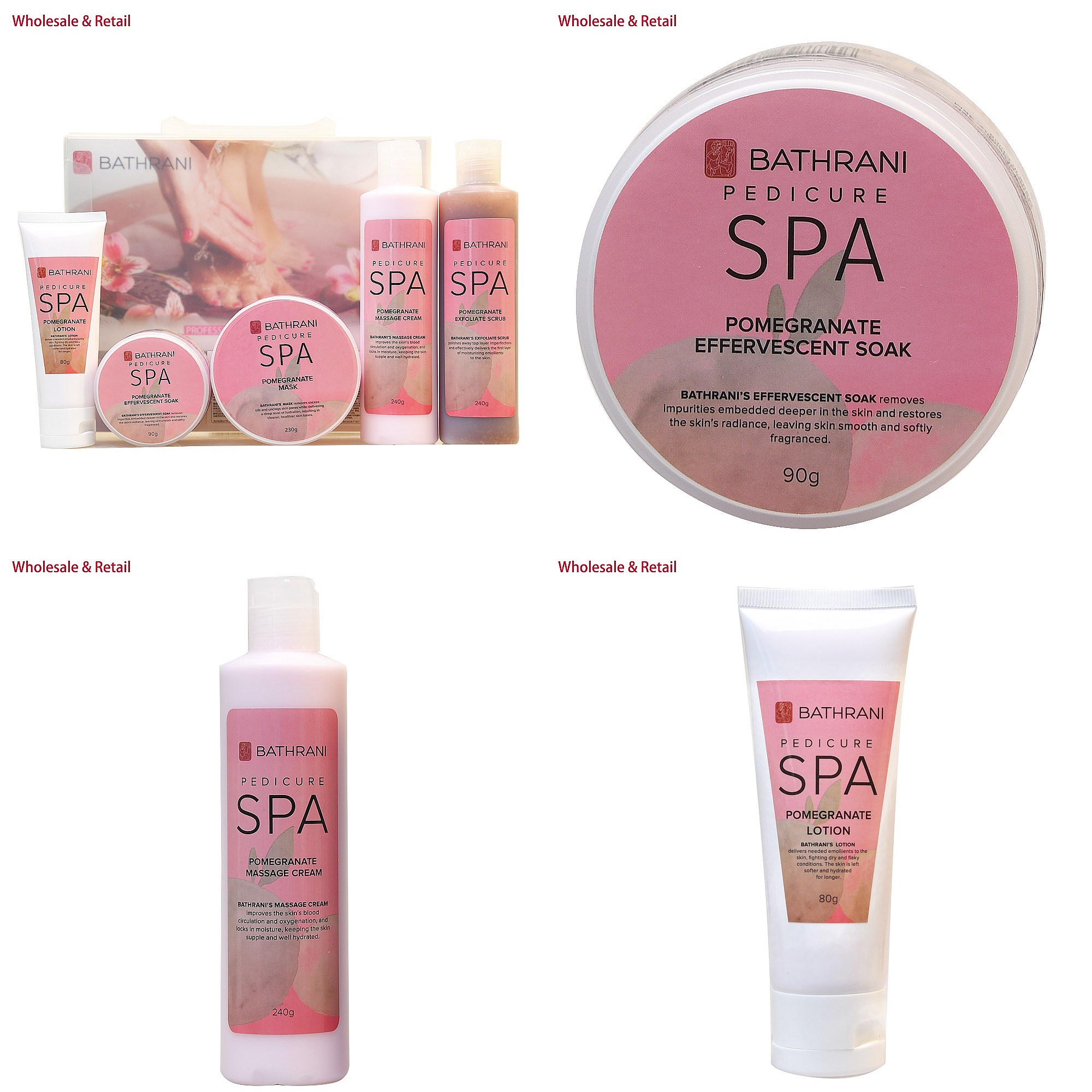 Luxury Skin Care - Zestaw do pedicure spa, 5-stopniowy system