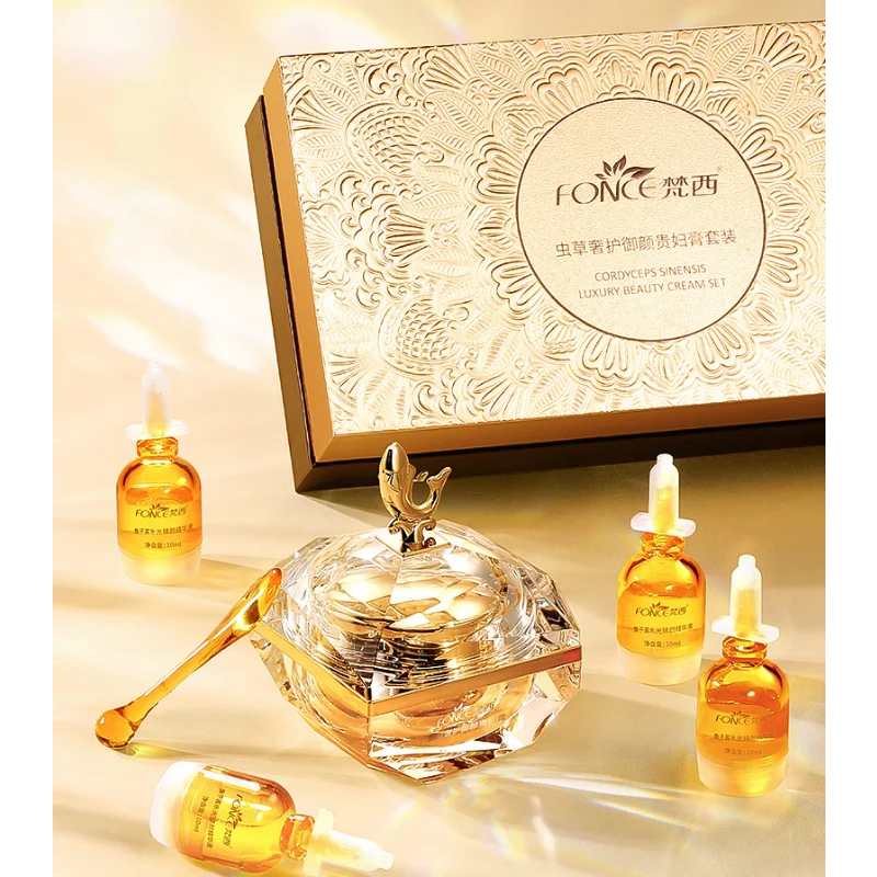 Luxury Skincare Korea - FONCE Cordyceps Sinenis Luksusowy Zestaw Kremów