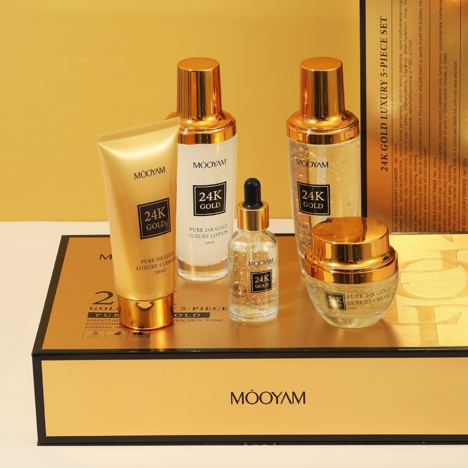 Złoty zestaw 24K LUXURY nawilż – Luxury Skincare Anti Aging recenzja i cena